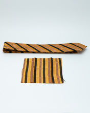 Load image into Gallery viewer, Black And Yellow Stripped Tie

