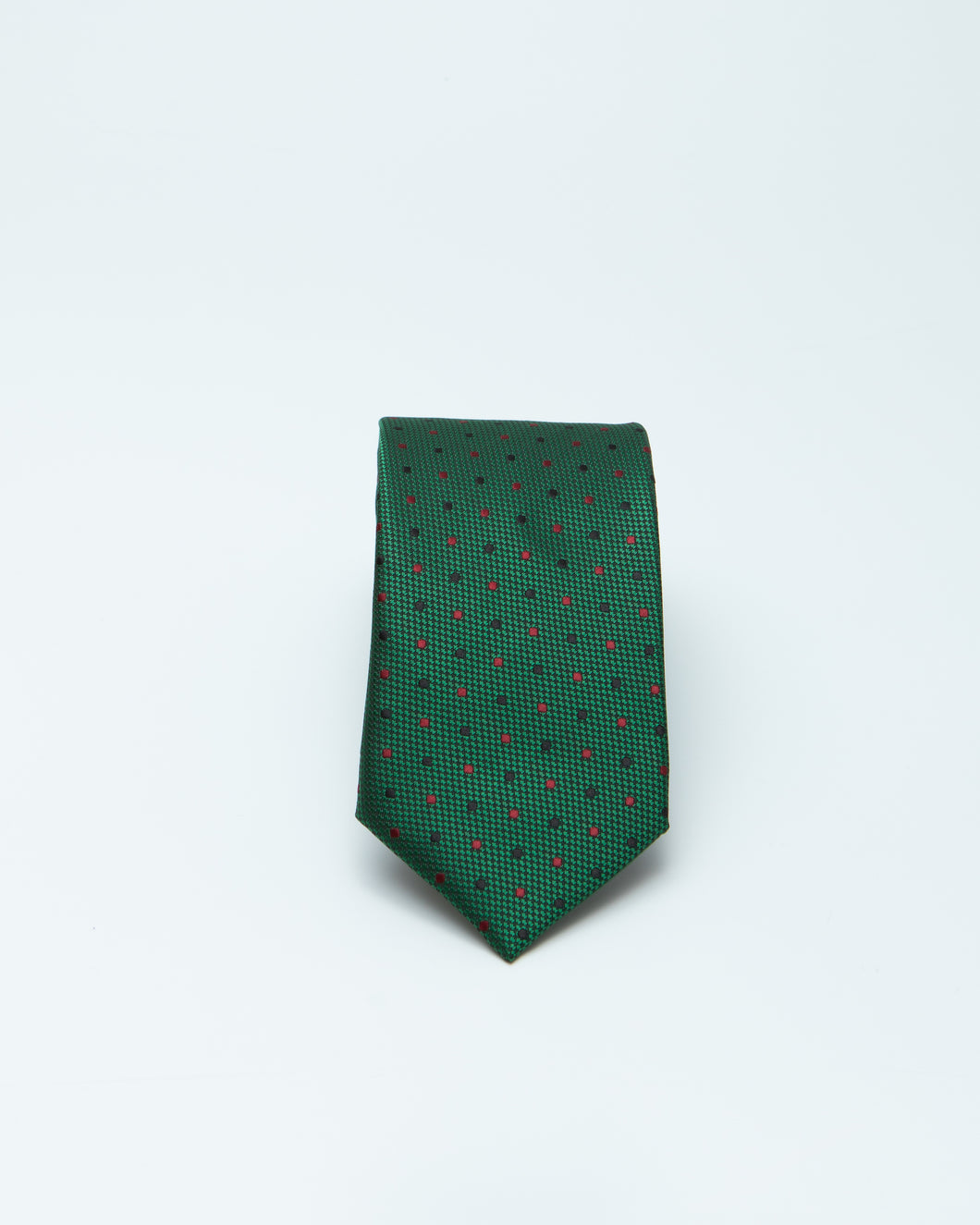Green Polka-Dot Tie