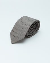 Load image into Gallery viewer, Grey Spotted Tie
