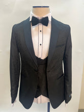 Load image into Gallery viewer, Black On Black Flowery Tuxedo
