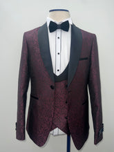Load image into Gallery viewer, Flowery Burgundy Tuxedo
