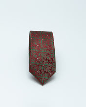 Load image into Gallery viewer, Red and Green Patterned Tie
